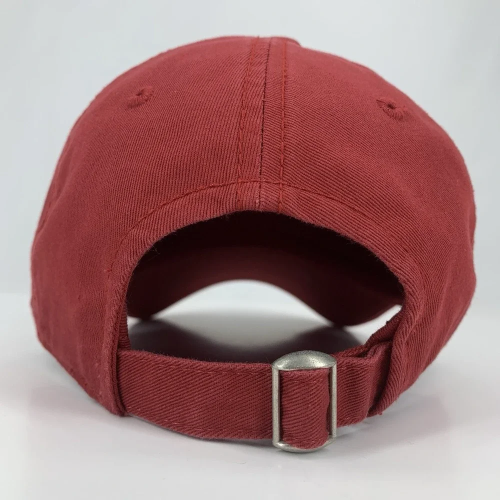 Top of the World Blank Hat Crimson Red Adjustable Strap TOW Dad Baseball Cap